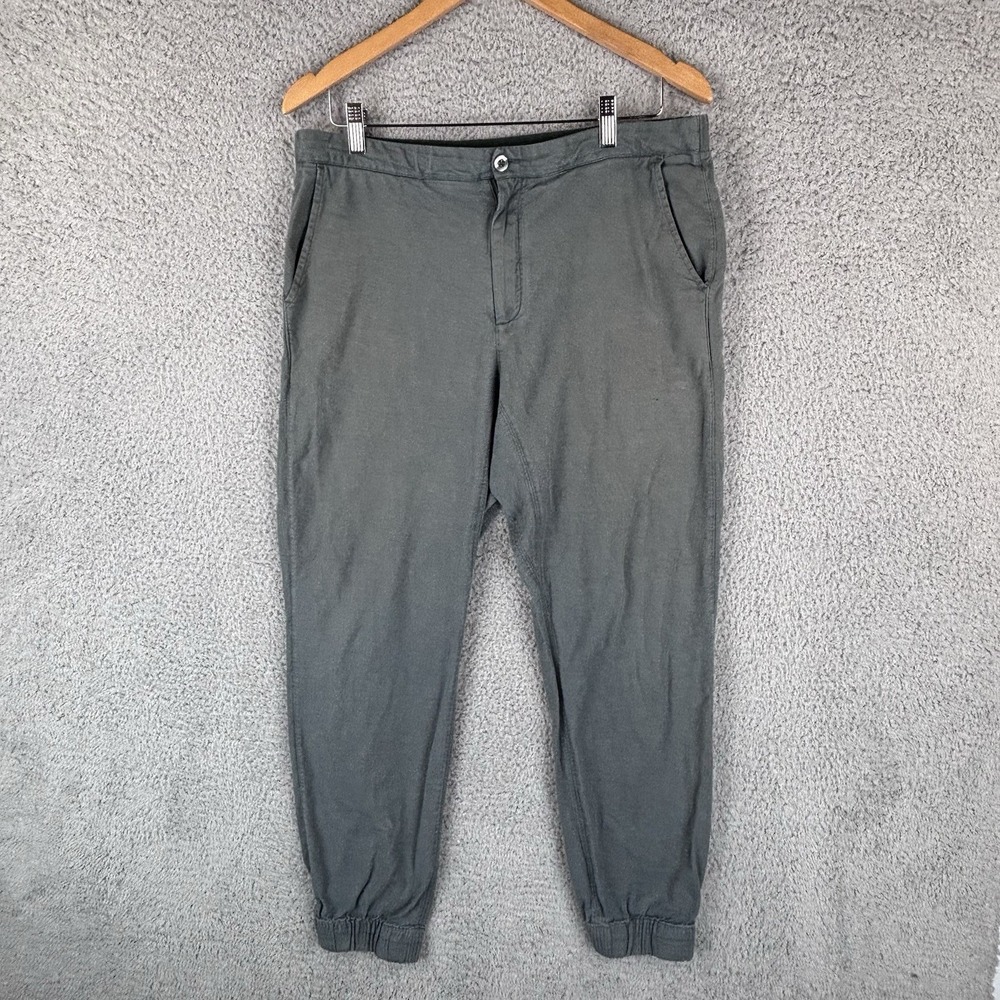 Marine‎ Layer Saturday Activewear Jogger Mens Large Olive Slim Fit *New w/Tags*